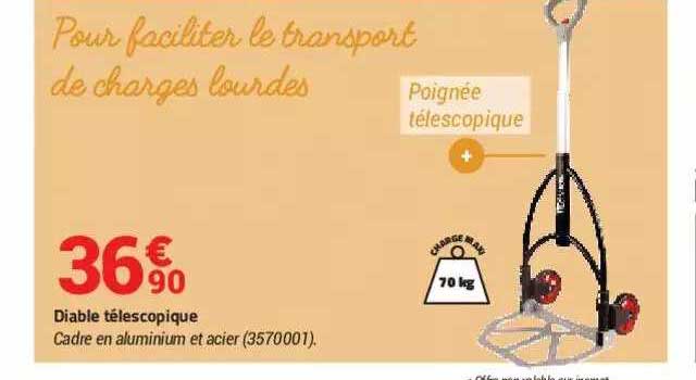 Diable Télescopique