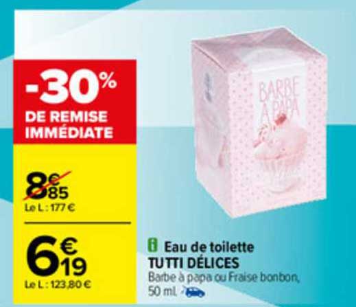 eau de toilette tutti délices