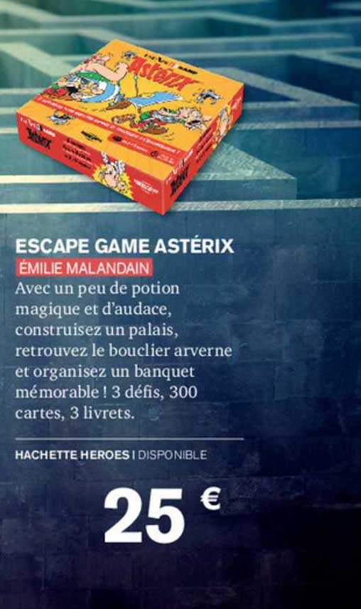 escape game astérix - émilie malandain