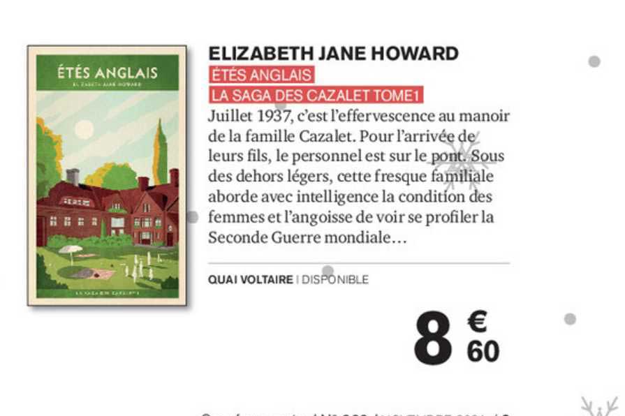 étés anglais la saga des cazalet tome 1 - elizabeth jane howard