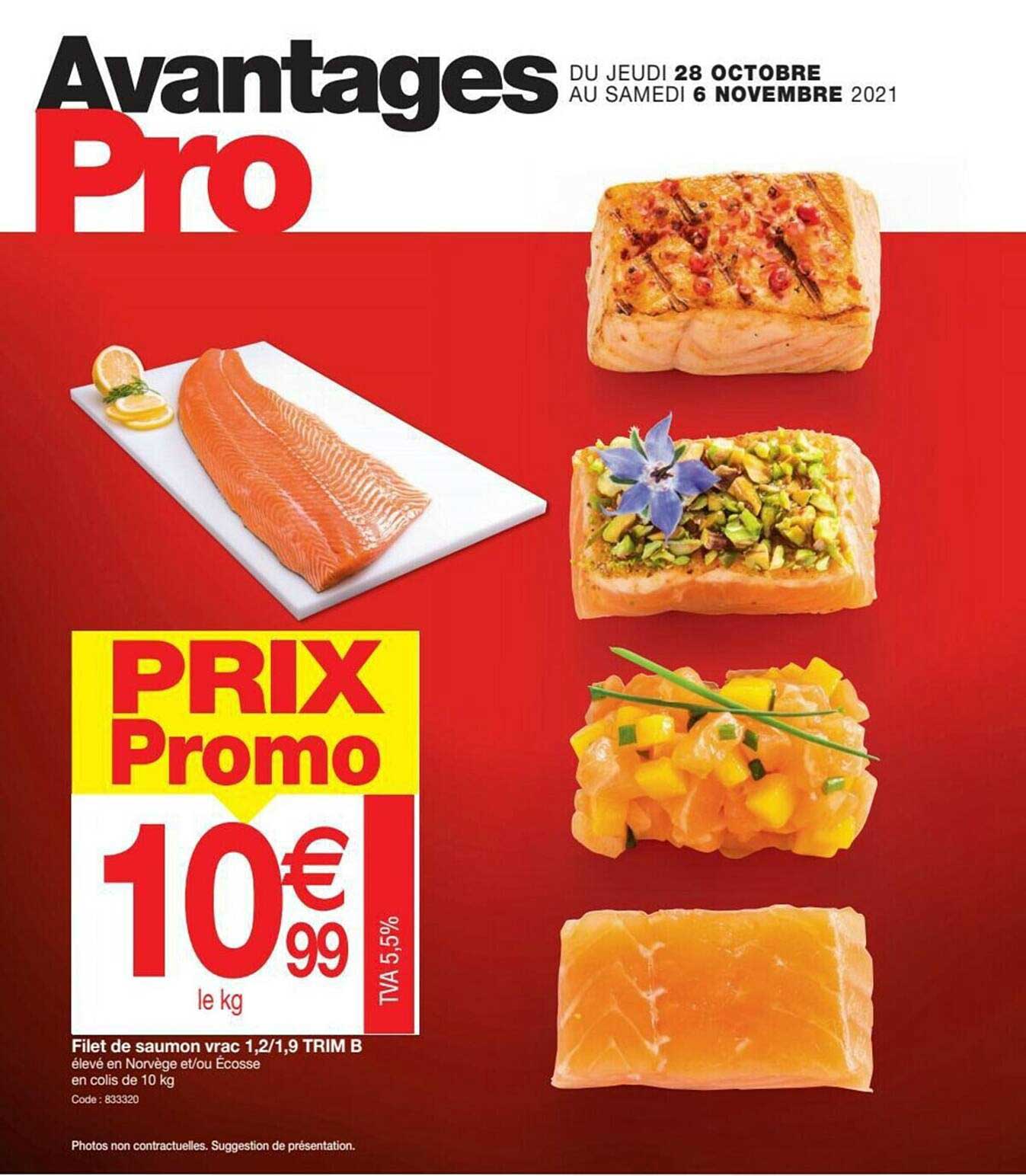 filet de saumon vrac 1,2 - 1,9 trim b