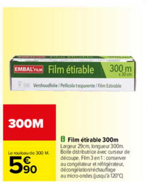 film étirable 300m