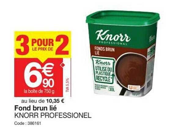fond brun lié knorr professionel