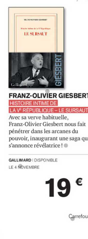 franz-oliver giesbert - histoire intime de la Ve république - le sursaut