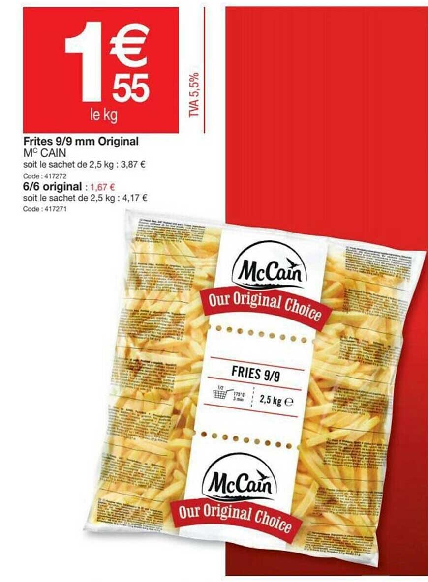 frites 9-9 mm original mc cain