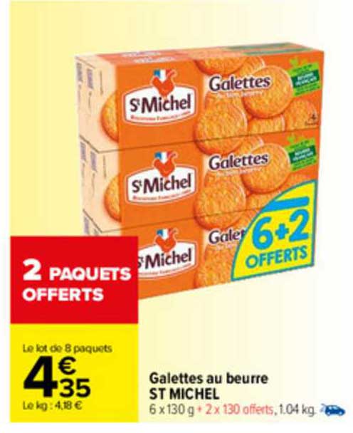 Galettes Au Beurre St Michel