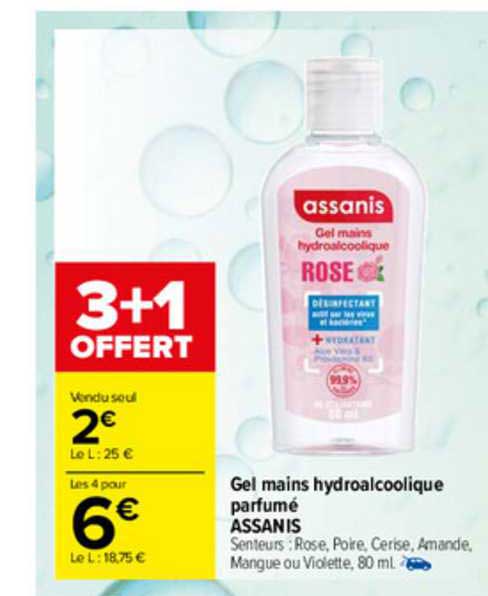Gel Mains Hydroalcoolique Parfumé Assanis