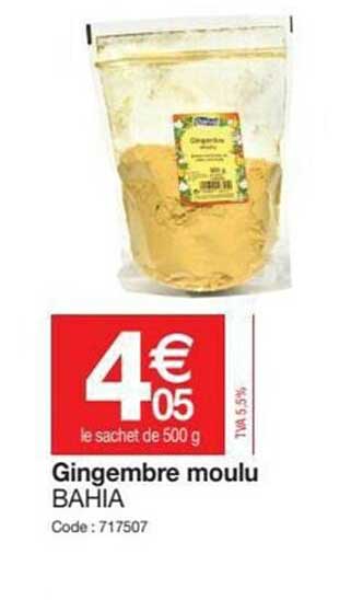 gingembre moulu bahia