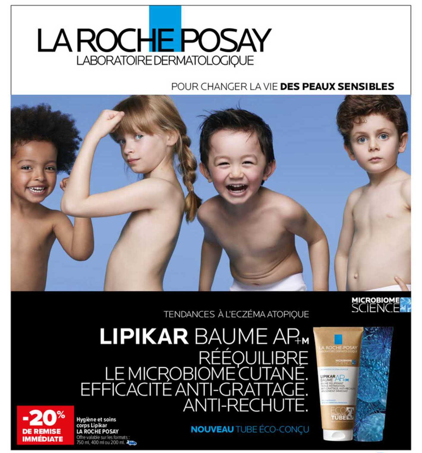 hygiène et bains corps lipikar la roche posay