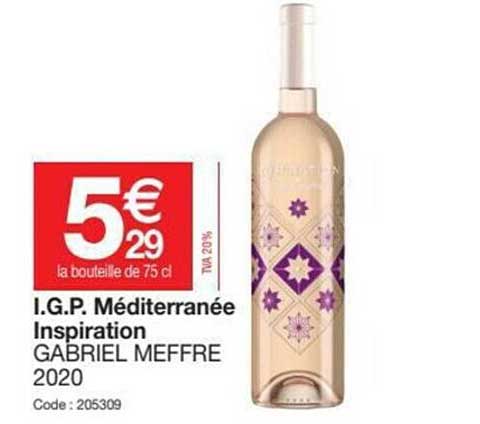 i.g.p. méditerranée inspiration gabriel meffre 2020