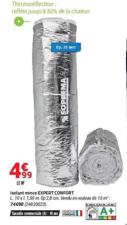 isolant mince expert confort