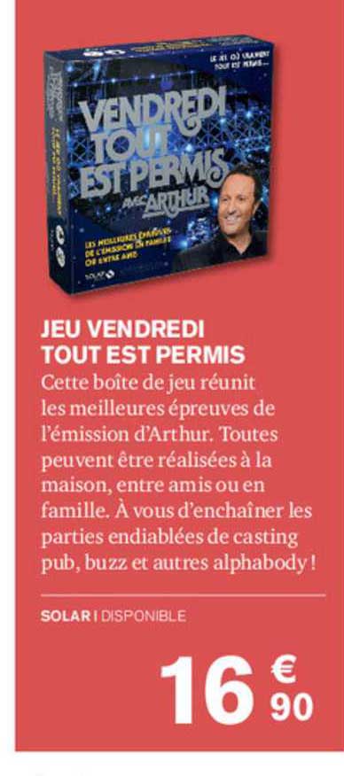 jeu vendredi tout est permis