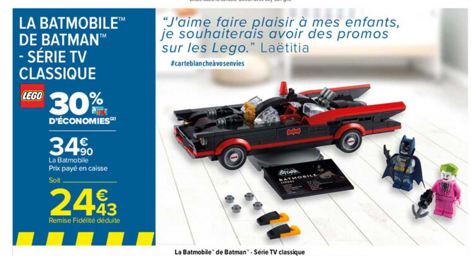 la batmobile de batman - série tv classique