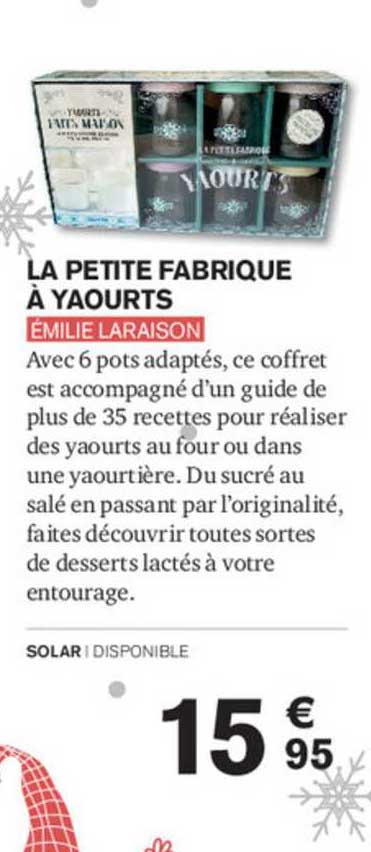 la petite fabrique à yaourts émilie laraison