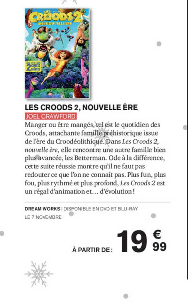 les croods 2, nouvelle ère - joël crawford