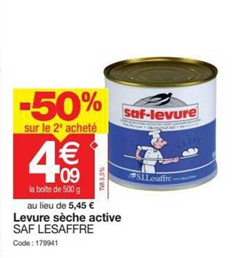 levure sèche active saf lesaffre