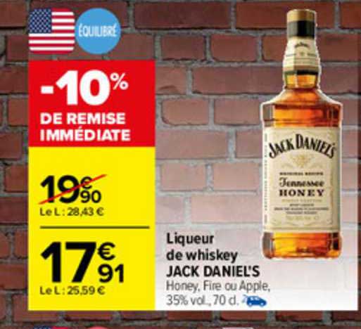 liqueur de whiskey jack daniel's