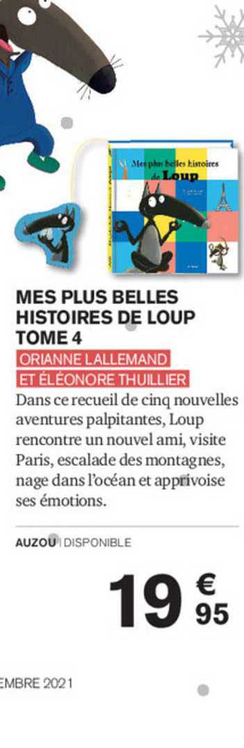 mes plus belles histoires de loup tome 4 - orianne lallemand et éléonore thuillier