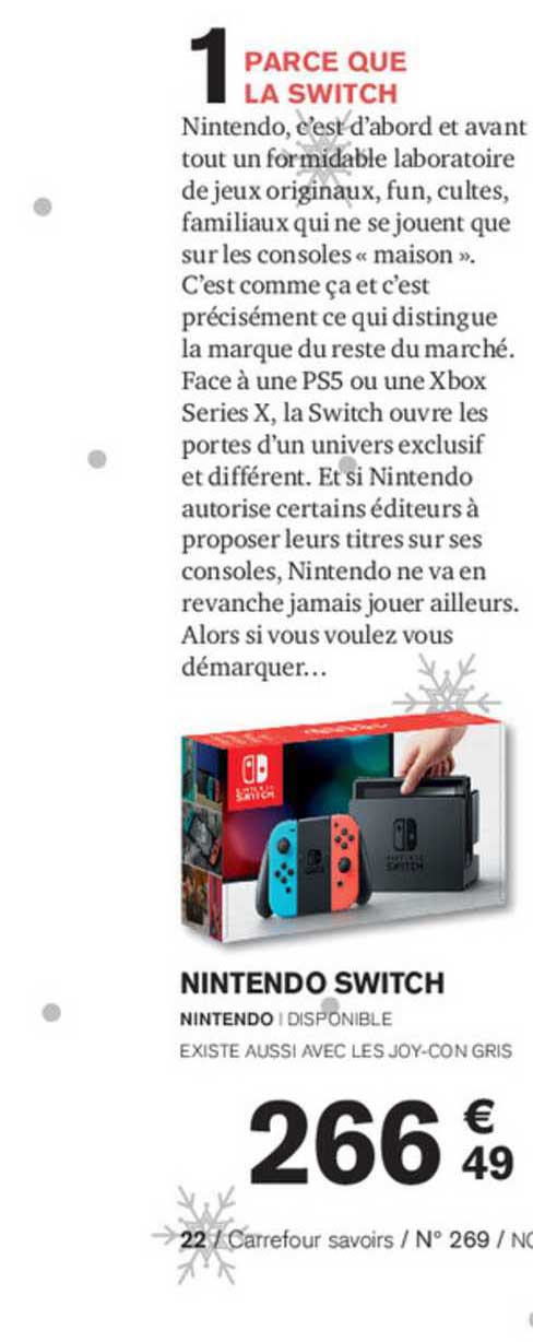 parce que le switch - nintendo switch