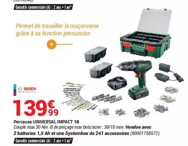 perceuse universal impact 18 bosch