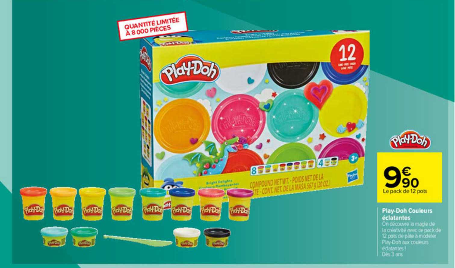 play-doh couleurs éclatantes play-doh