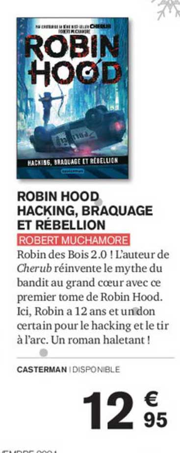 robin hood hacking, braquage et rébellion robert muchamore