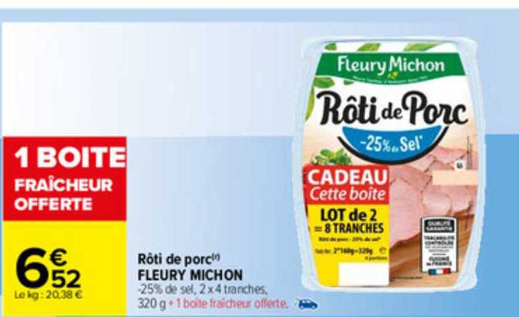 rôti de porc fleury michon