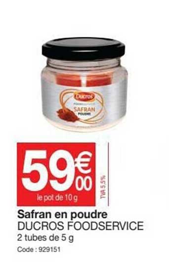 safran en poudre ducros foodservice