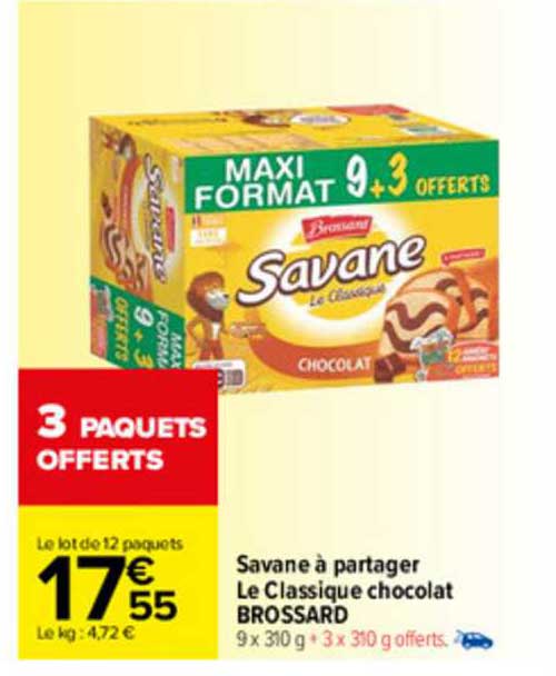 savane à partager le classique chocolat brossard