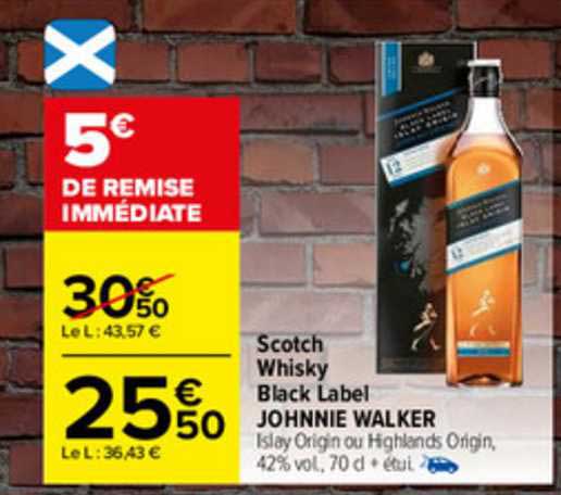 scotch whisky black label johnnie walker
