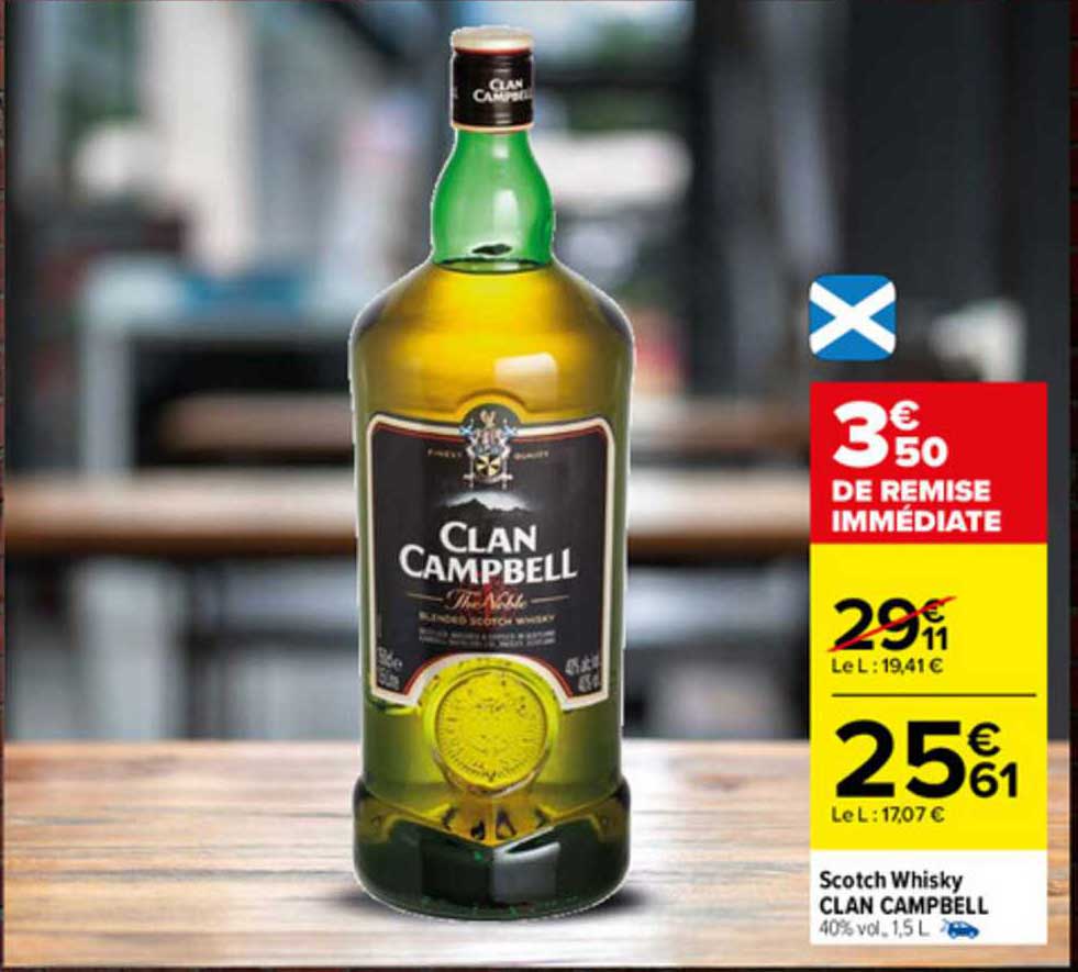 scotch whisky clan campbell