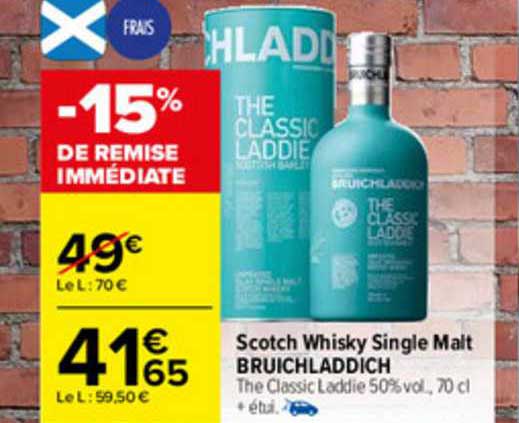 scotch whisky single malt bruichladdich