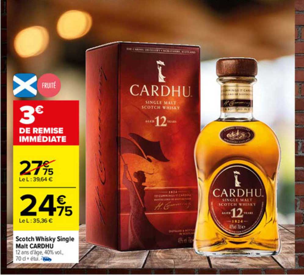 scotch whisky single malt cardhu