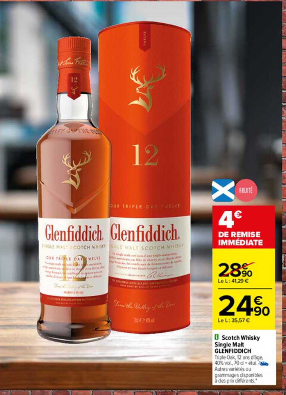 scotch whisky single malt glenfiddich