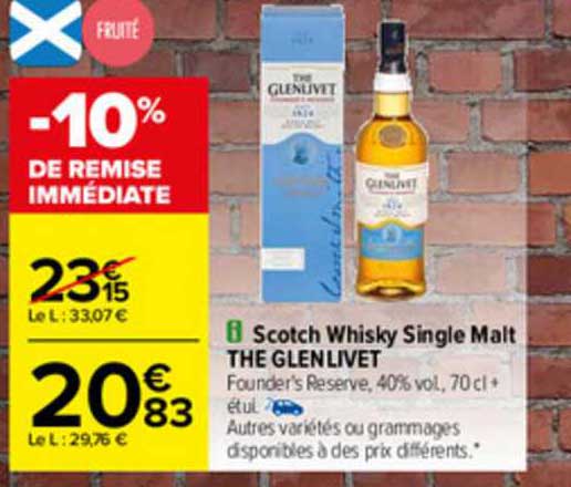 scotch whisky single malt the glenlivet