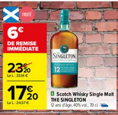 scotch whisky single malt the singleton