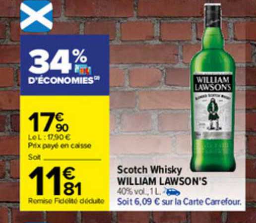 scotch whisky william lawson's