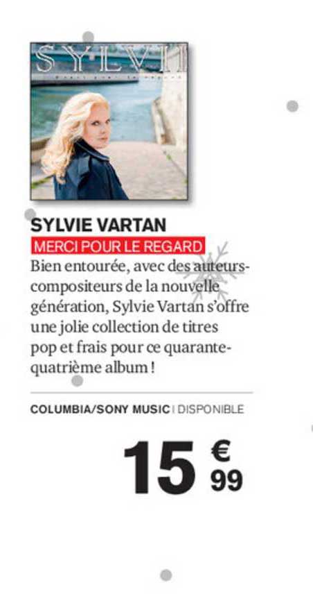 sylvie vartan - merci pour le regard