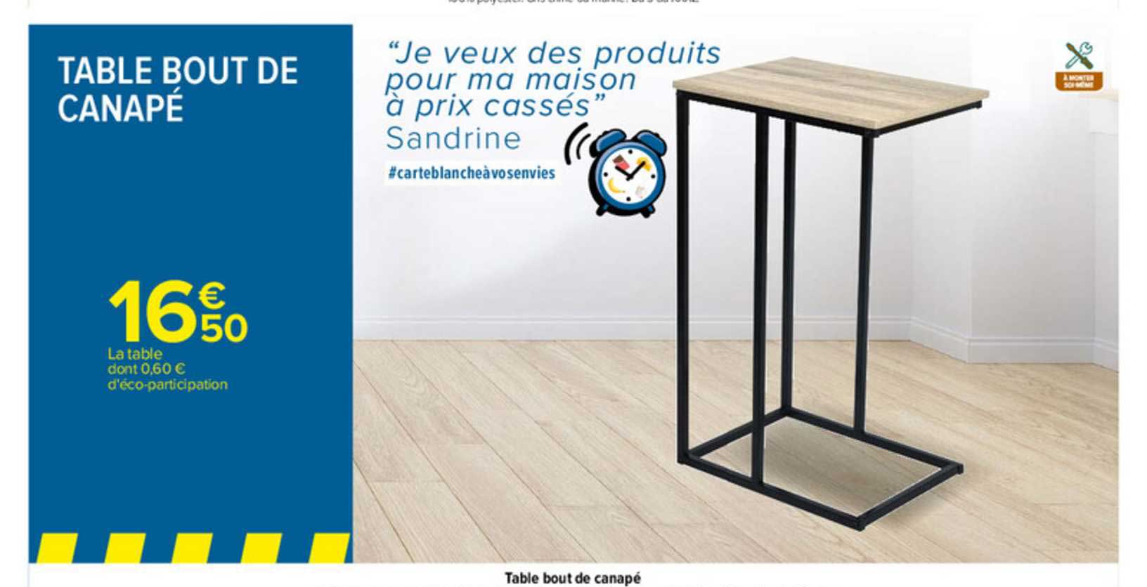 Table Bout De Canapé