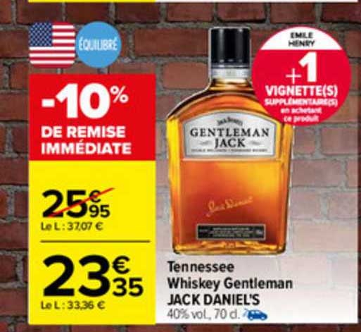 tennessee whiskey gentleman pack daniel's