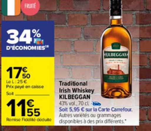 traditional irish whiskey kil beggan