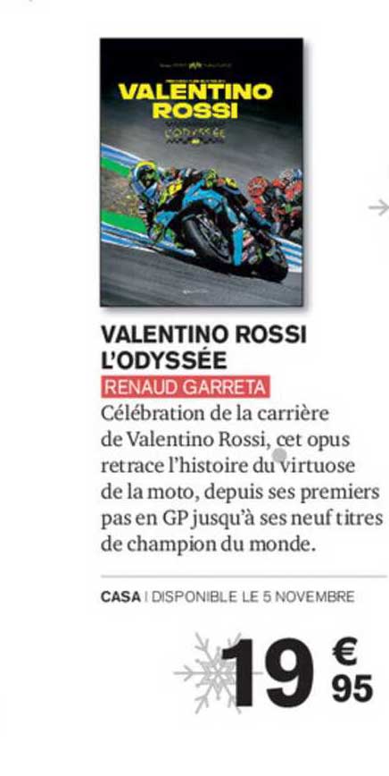 valentino rossi l'odyssée renaud garreta