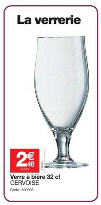 Verre à Bière 32 Cl Cervoise