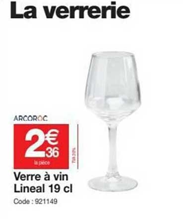 verre à vin lineal 19 cl