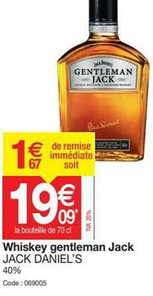 whiskey gentleman jack jack daniel's