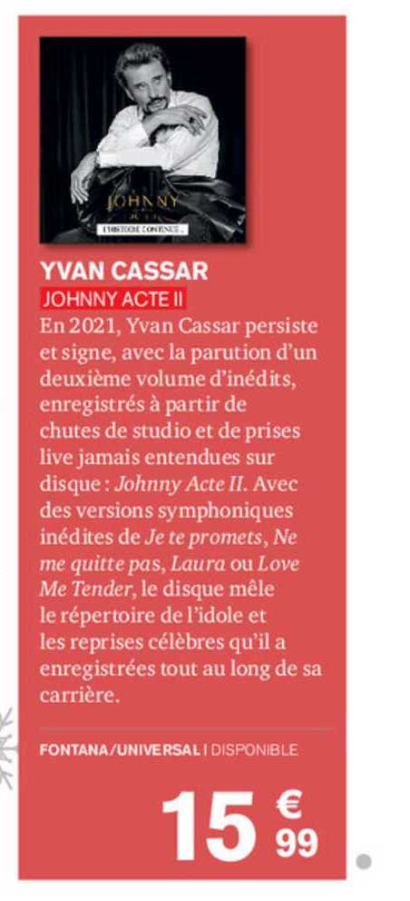 yvan cassar - johnny acte II