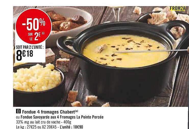 fondue 4 fromages chabert ou fondue savoyarde aux 4 fromages la pointe percée