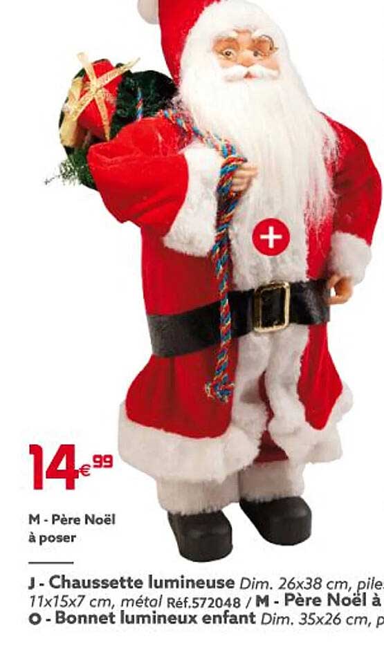 père noël à poser