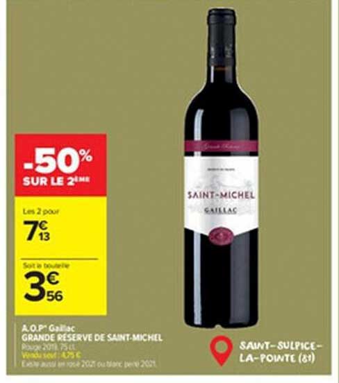 a.o.p. gallac grande réserve de saint-michel