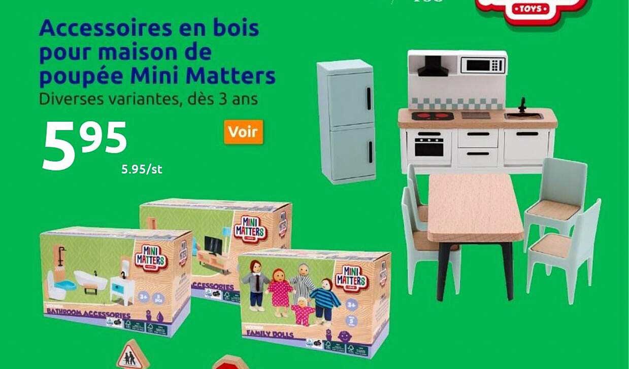 Accessoires En Bois Our Maison De Poupée Mini Matters